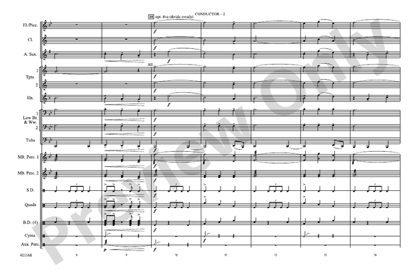 You're Still a Young Man – Marching Band Conductor Score & Parts (Digital Download)