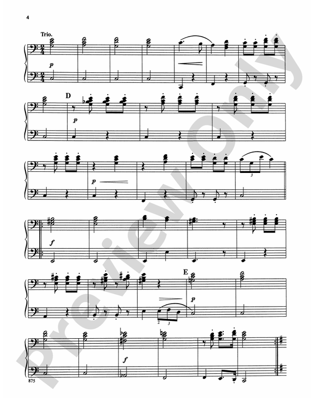Children's March - 2 Pianos, 8 Hands (Digital Download)
