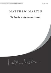 Te lucis ante terminum - SATB Chorus (Digital Download)