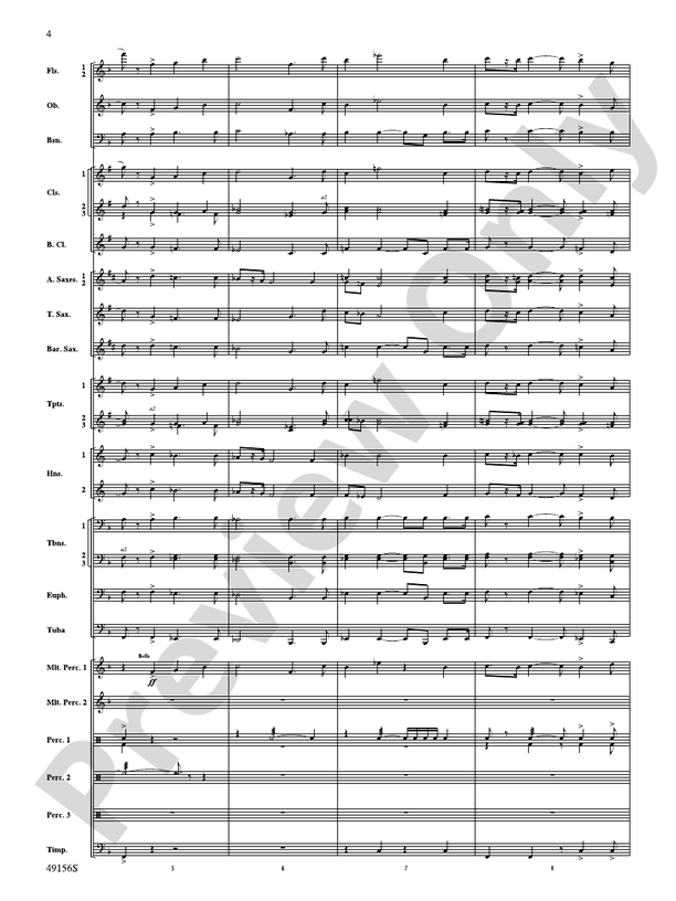 Fanfare Nobilise - Concert Band Conductor Score & Parts (Digital Download)