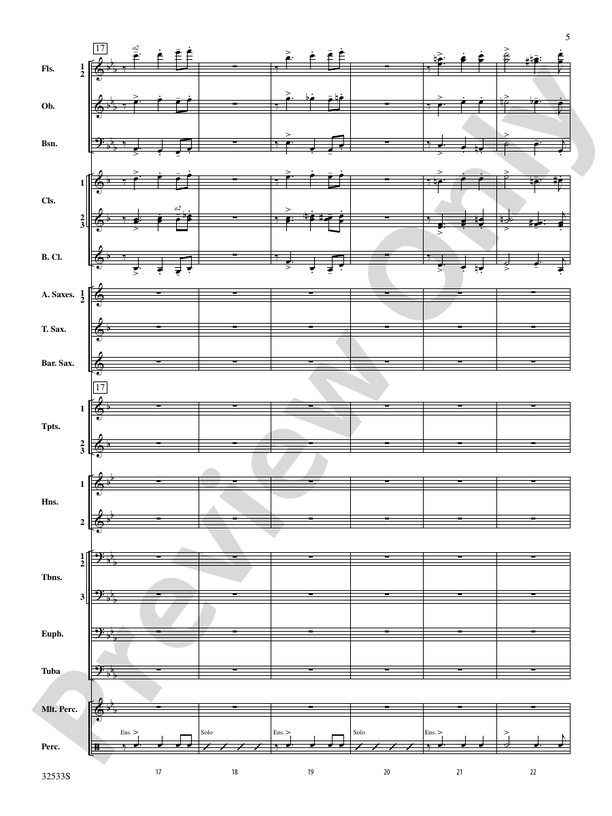 Cute - Concert Band Conductor Score & Parts (Digital Download)