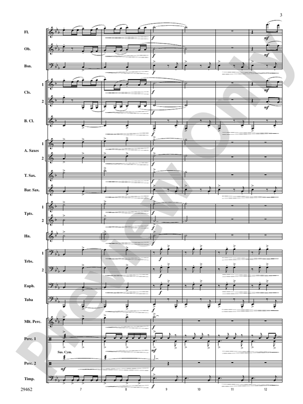 Fantasy on an Early American Marching Tune - Concert Band Conductor Score & Parts (Digital Download)