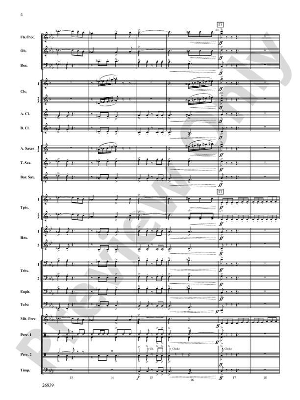Flourish for Winds - Concert Band Conductor Score & Parts (Digital Download)