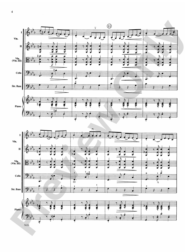 Two South American Tangos – String Orchestra Conductor Score & Parts (Digital Download)