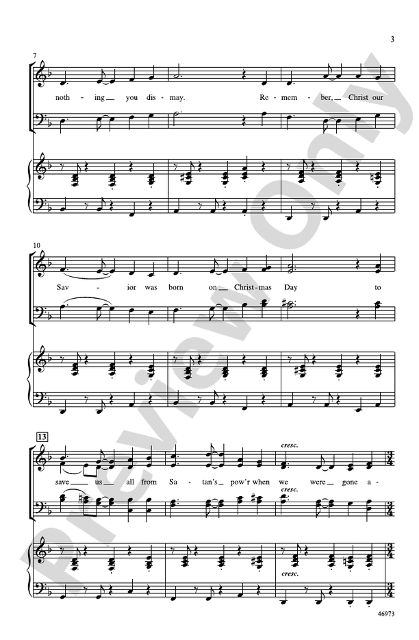 God Rest Ye Merry, Gentlemen – SATB Choral Octavo (Digital Download)