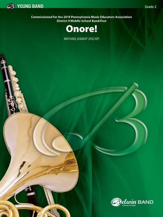 Onore! - Concert Band Conductor Score & Parts (Digital Download)
