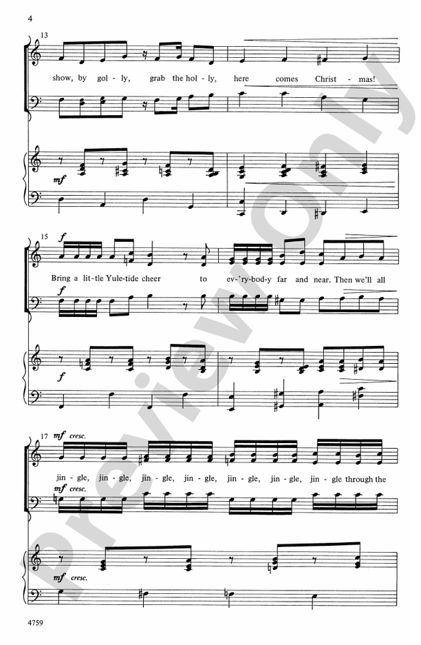 Bring a Little Jingle – 3-Part Mixed Choral Octavo (Digital Download)