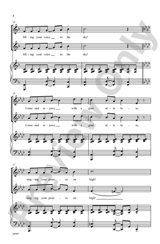 Lift Your Voice and Rejoice! – 2-Part Choral Octavo (Digital Download)