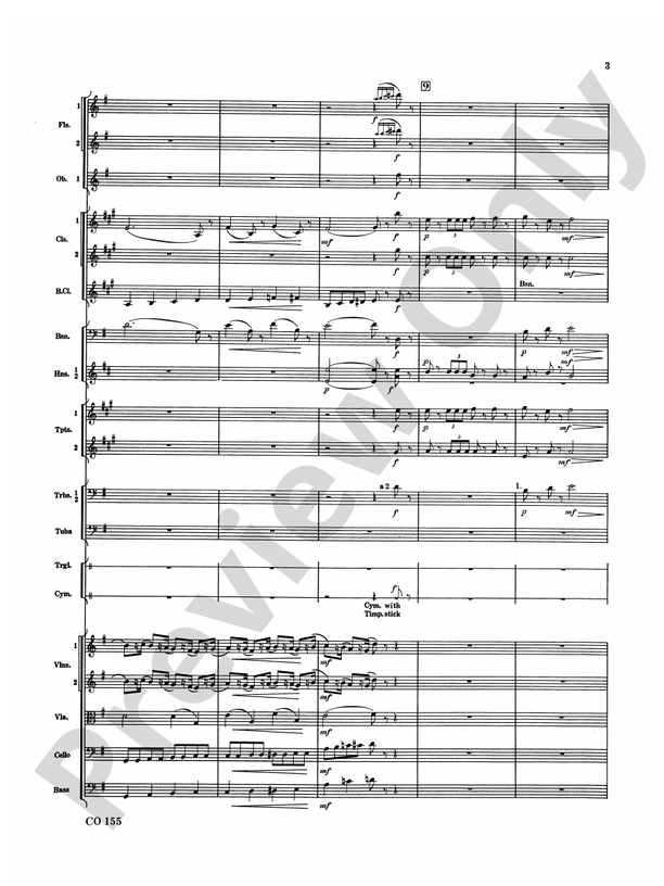 Nutcracker Ballet, Set II ("March of the Nutcracker" and "Trepak") – Full Orchestra Conductor Score & Parts (Digital Download)