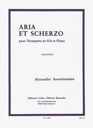 Arutionian - Aria & Scherzo - Trumpet Leduc AL27205