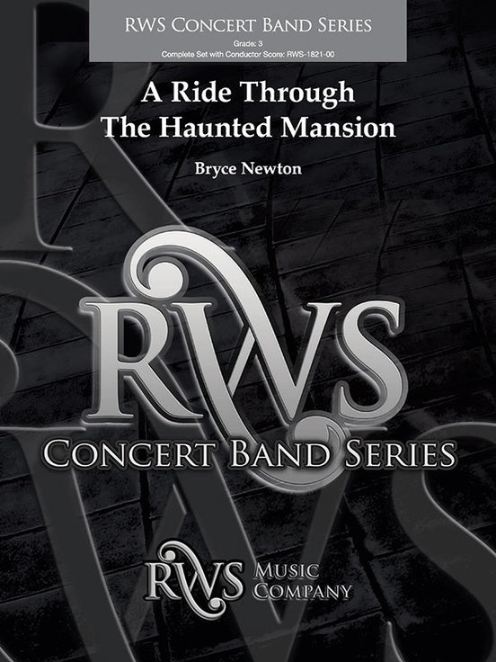A Ride Through the Haunted Mansion - Concert Band Conductor Score & Parts(Digital Download)