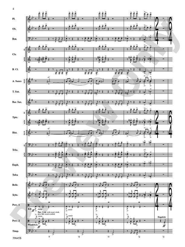 Whirlybird - Concert Band Conductor Score & Parts (Digital Download)