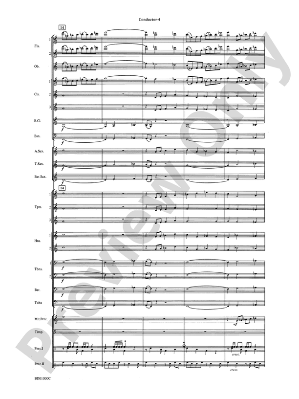 Chant Rituals - Concert Band Conductor Score & Parts (Digital Download)