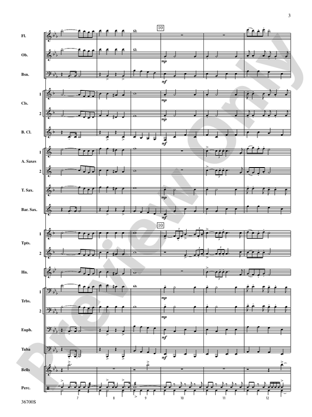 Escadrille - Concert Band Conductor Score & Parts (Digital Download)