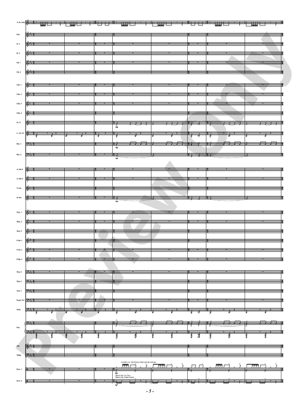 The Dance - Mvt. 1 from Three Conversations with Matisse - Concert Band Conductor Score & Parts (Digital Download)