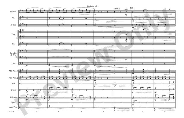 Harry Potter: The Music, Part 1 – Marching Band Conductor Score & Parts (Digital Download)