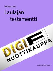 Laulajan testamentti - Piano Solo (Digital Download)