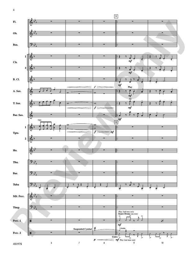 Liar - Concert Band Conductor Score & Parts (Digital Download)