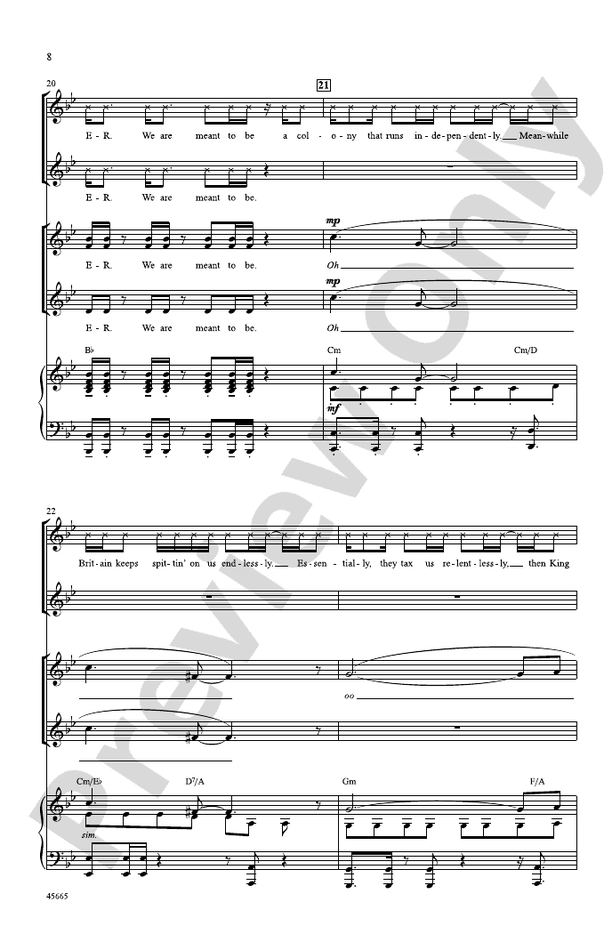 My Shot – SSA Choral Octavo (Digital Download)