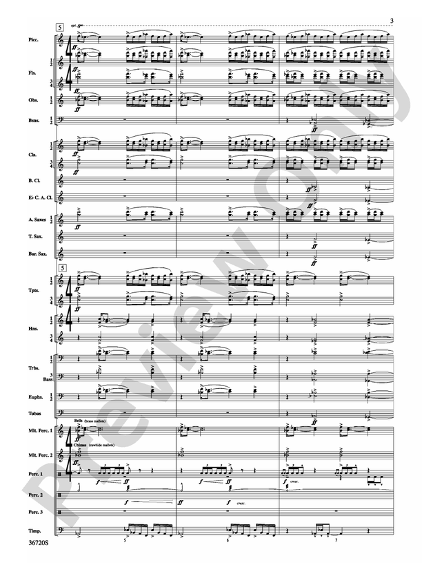 Tribute (Grade 4.5) - Concert Band Conductor Score & Parts (Digital Download)
