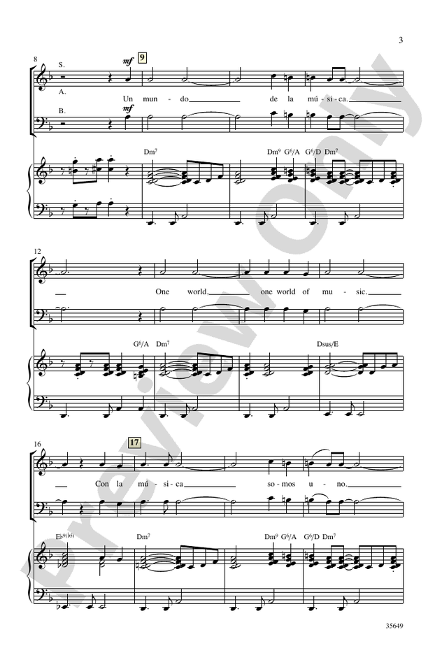 Con la Música – SAB Choral Octavo (Digital Download)