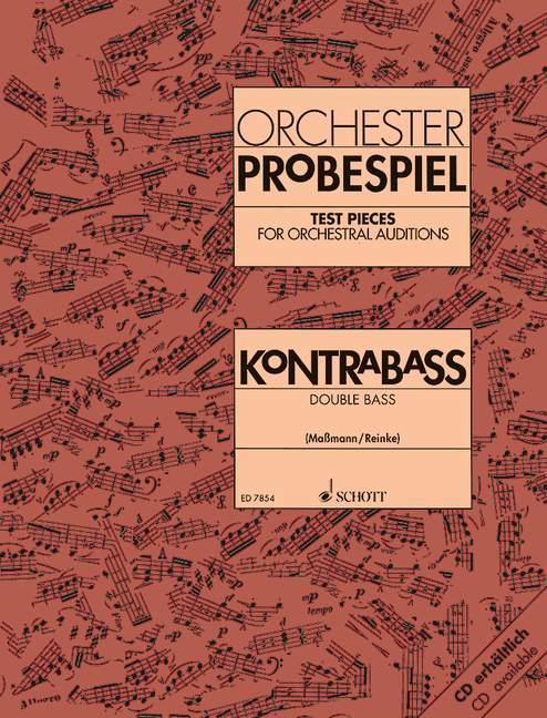 Test Pieces for Orchestral Auditions Double Bass