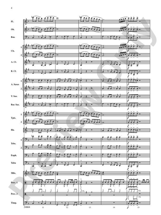 Glacier Bay - Concert Band Conductor Score & Parts (Digital Download)