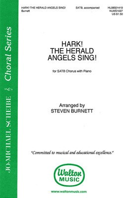 Hark! The Herald Angels Sing - SATB Steven Burnett Walton Music Choral Score Octavo