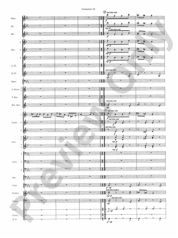 Carmen Suite - Concert Band Conductor Score & Parts (Digital Download)