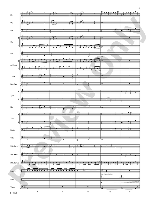 Exuberant Awakening - Concert Band Conductor Score & Parts(Digital Download)
