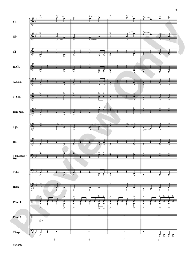 Range Rover - Concert Band Conductor Score & Parts (Digital Download)