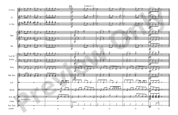 Addicted to Love – Marching Band Conductor Score & Parts (Digital Download)