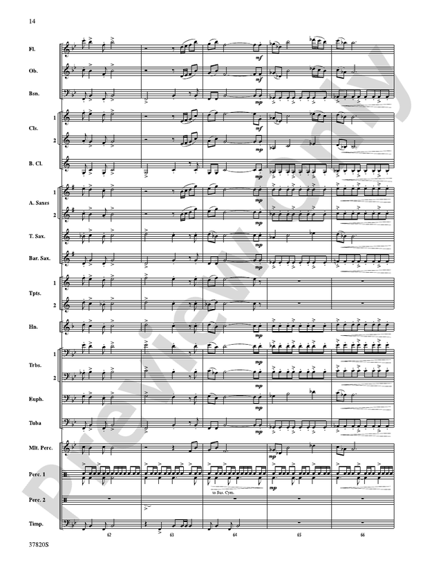 Wings - Concert Band Conductor Score & Parts (Digital Download)