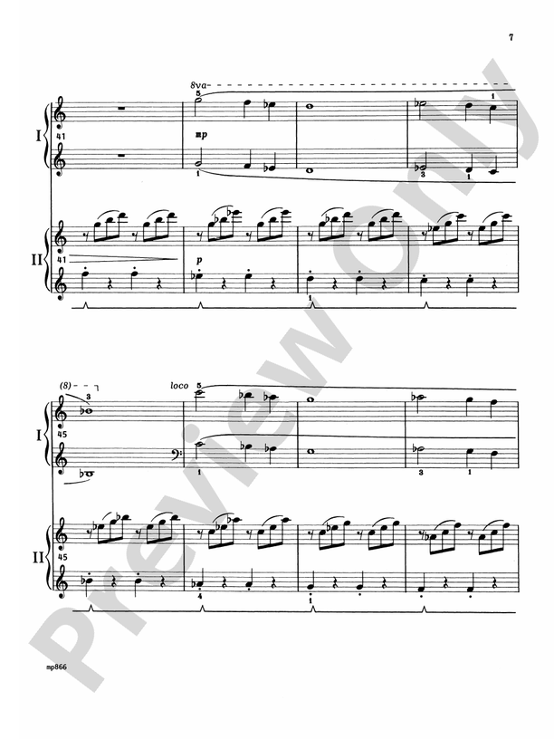 Concertino in C Major - 2 Pianos, 4 Hands (Digital Download)