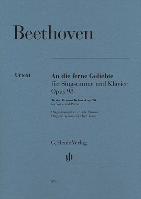 An die ferne Geliebte Op 98 High Voice/Piano