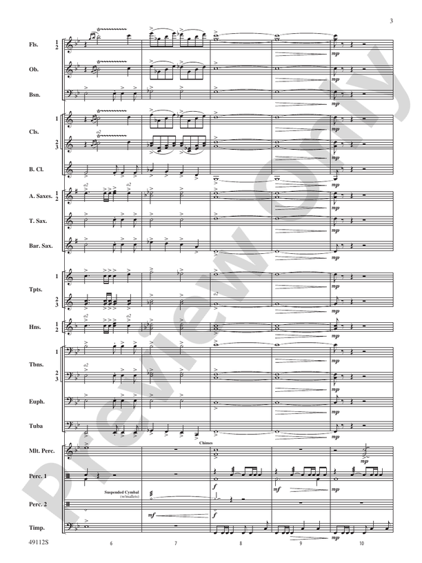 Golden Celebration Overture - Concert Band Conductor Score & Parts (Digital Download)