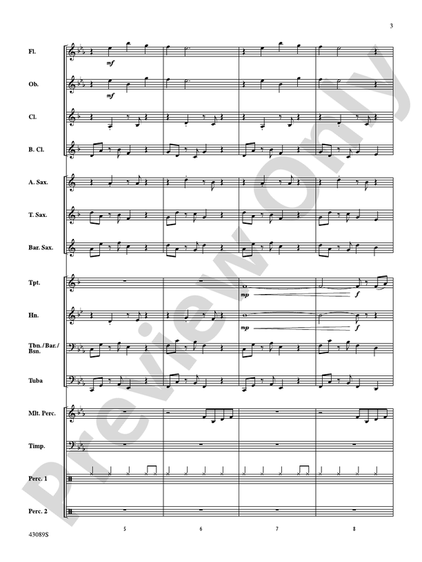 Am I Wrong - Concert Band Conductor Score & Parts (Digital Download)