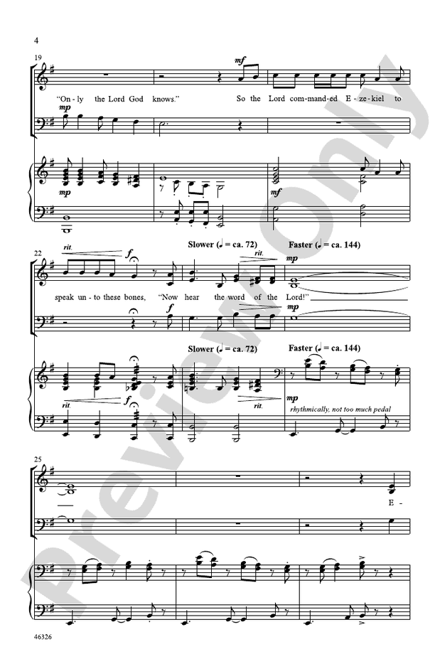 Dry Bones – SAB Choral Octavo (Digital Download)