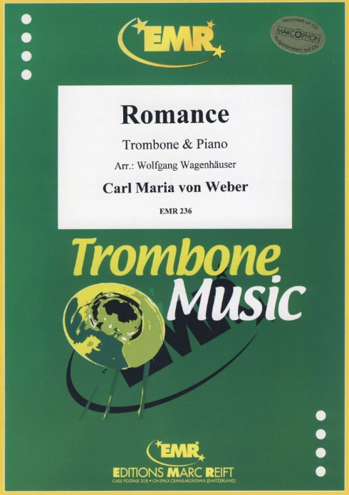 Weber - Romance - Trombone/Piano Accopmaniment edited by Wagenhaeuser Reift EMR236