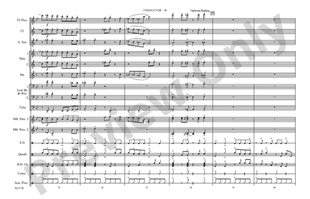 Down to the Nightclub / What Is Hip? – Marching Band Conductor Score & Parts (Digital Download)