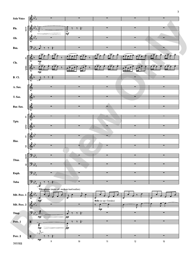 I'll Be Home for Christmas - Concert Band Conductor Score & Parts (Digital Download)