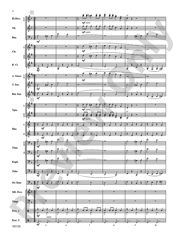 Con Brio - Concert Band Conductor Score & Parts (Digital Download)