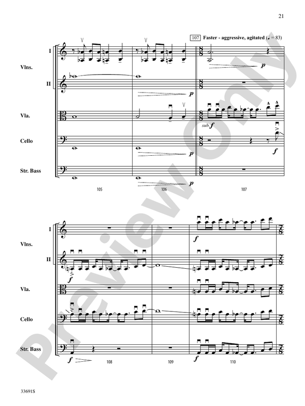 Paranoid Android (from OK Computer) - String Orchestra Conductor Score & Parts (Digital Download)