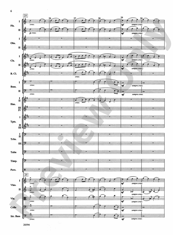 Symphony No. 9 (Fourth Movement) – Full Orchestra Conductor Score & Parts (Digital Download)
