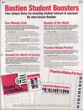 STUDENT BOOSTERS - BASTIEN - KJOS WP225