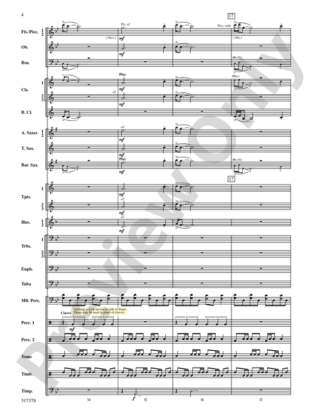 Legends of the Yucatan - Concert Band Conductor Score & Parts (Digital Download)