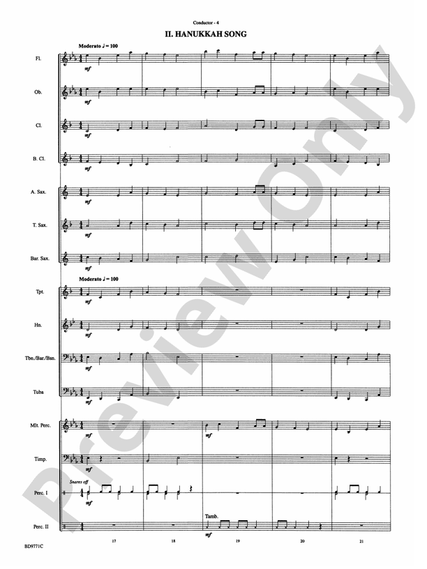 Holiday Emblem - Concert Band Conductor Score & Parts (Digital Download)