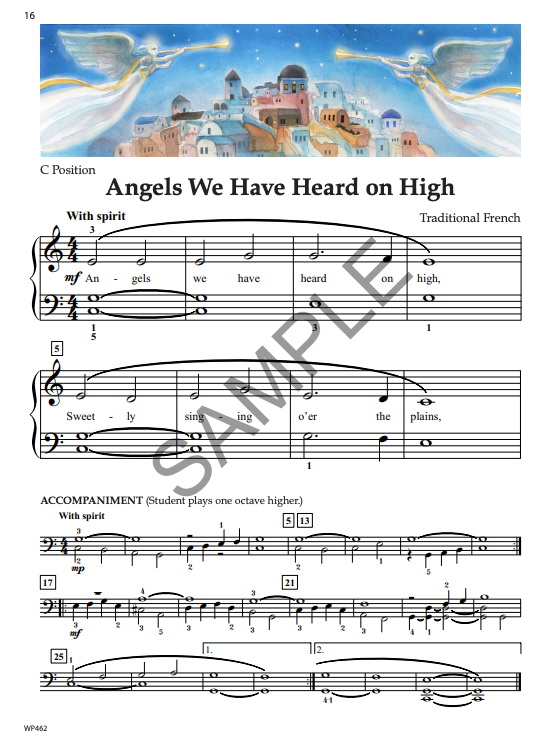 Bastien New Traditions: Christmas Classics Level 1 - Piano - Kjos