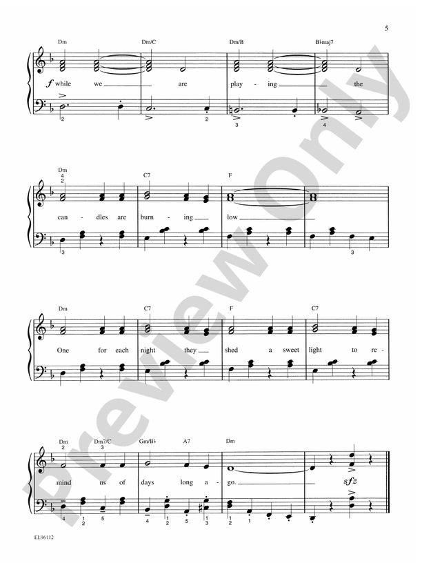 Hebrew Holiday and Folk Songs: With Lyrics, Translations and Guitar Chords - Piano (Digital Download)