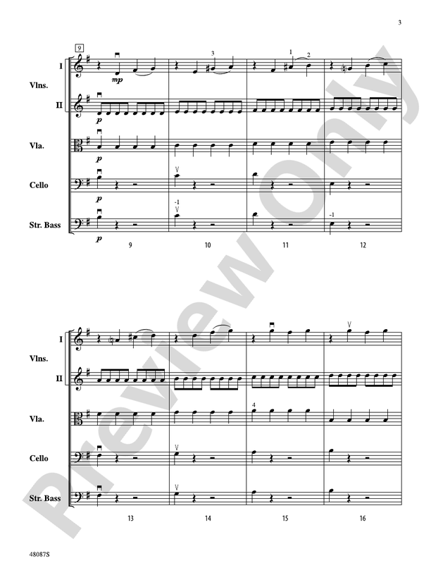 Allegro (Grade 2.5) - String Orchestra Conductor Score & Parts (Digital Download)